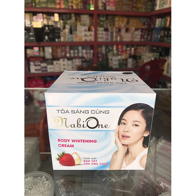 NabiOne sữa ong chúa – Kem dưỡng trắng da toàn thân