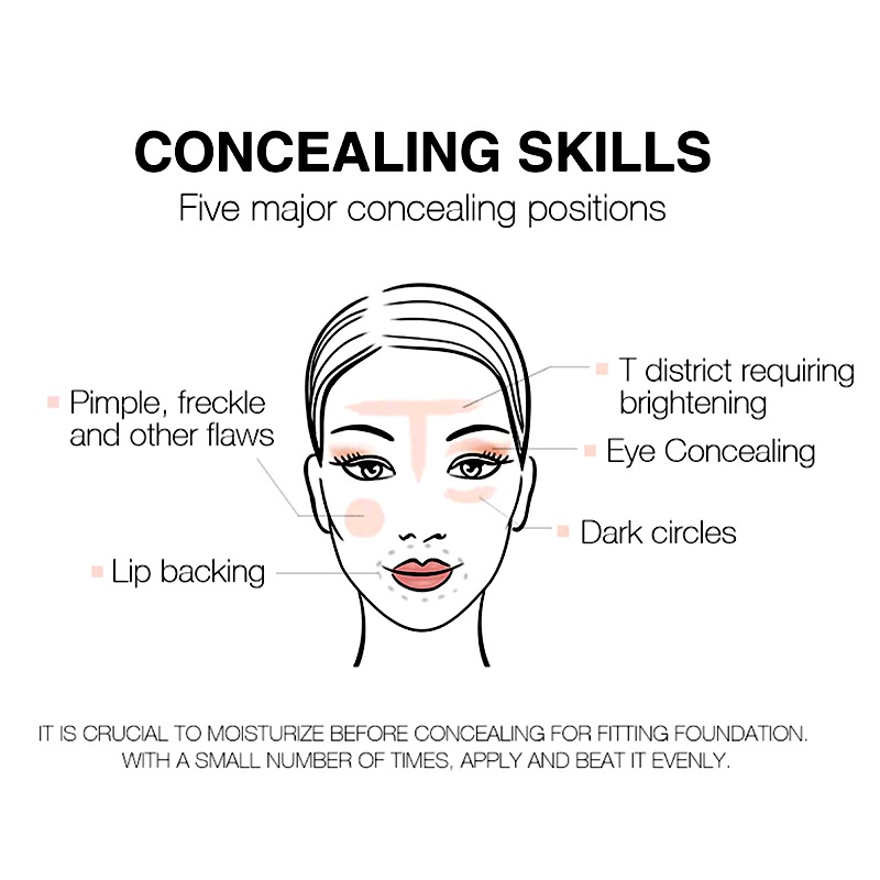 Kem che khuyết điểm SUAKE 3g  2màu tuỳ chọn