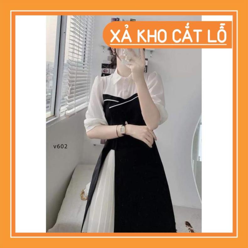 [Quần Áo Hot] Đầm công sở phối dập li Taris Dress | BigBuy360 - bigbuy360.vn