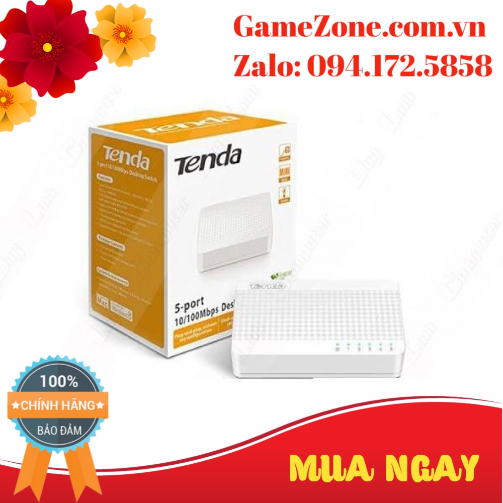Thiết bị mạng Switch Tenda 8 port
