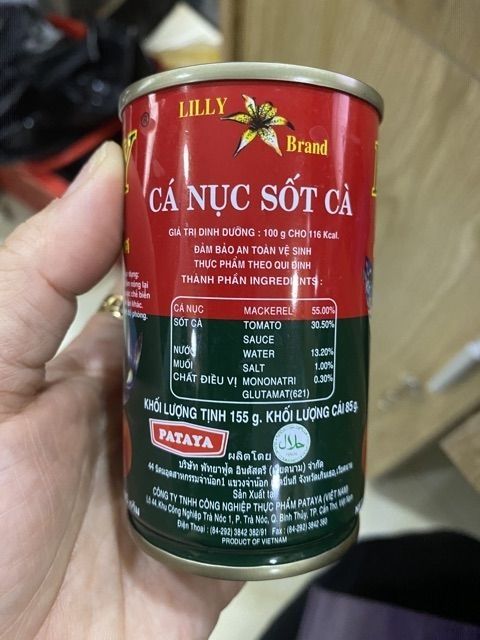 DATE 2023- Hộp Cá Trich-Cá Nục Sốt Cà LILLY Hộp 155g, Cá Hộp Thái Lan, Sản Xuất Ở Việt Nam