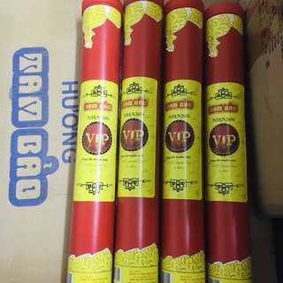 Nhang thơm ống TAM BẢO Nhãn Hương VIP 1 ống 100 nén Mùi Trầm bắc, cuộn tàn Ống bằng nhựa nắp vặn bảo quản tốt, giá rẻ