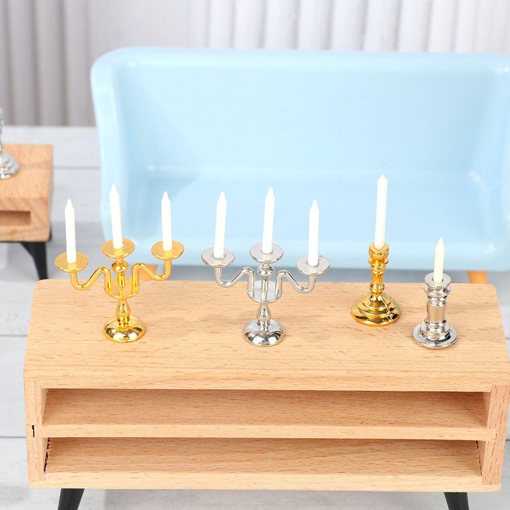 Giá Đỡ Nến Tỉ Lệ 1: 12 Dùng Trang Trí Nhà Búp Bê