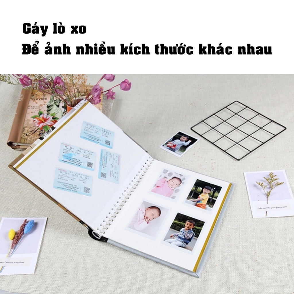 Album dán ảnh 24x29 cm nhiều mẫu bìa mới gáy lò xo để ảnh nhiều cỡ Kho album ảnh AnVy