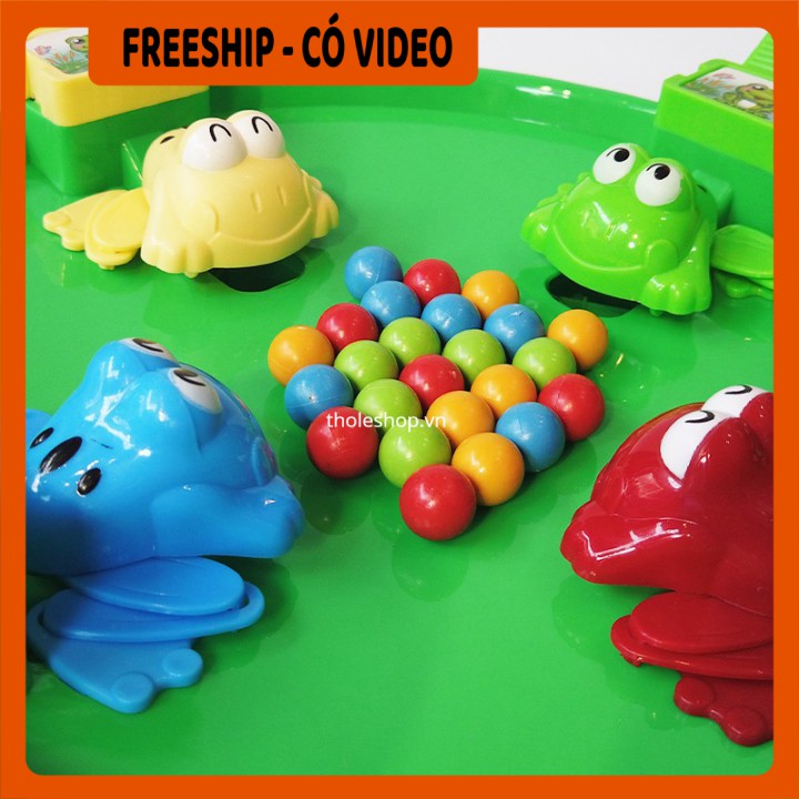 Đồ chơi ếch  👉BH 1 THÁNG 👈  Bộ Trò chơi ếch gắp hạt tương cho bé, giúp trẻ em thư giãn vui nhộn 4700