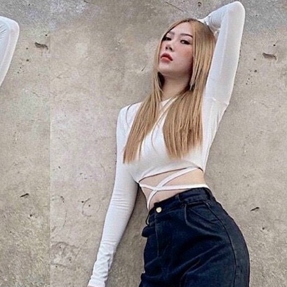Áo croptop buộc eo xẹc xy/ hàng đẹp