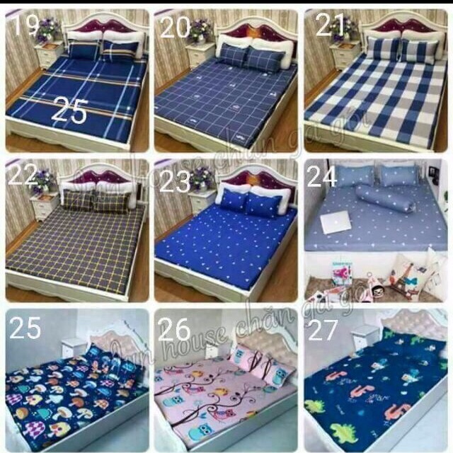 set chăn ga gối poly