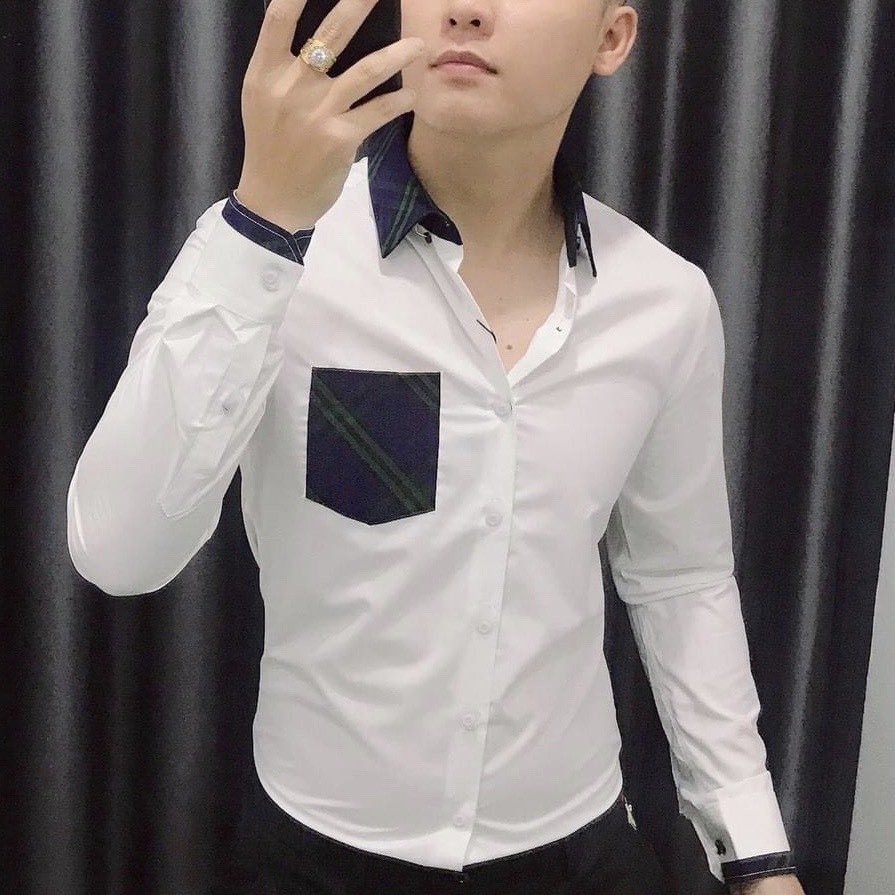 ÁO SƠ MI NAM NỮ IN CHỮ EVISU 1991 HAI MẶT TRẮNG ĐEN | BigBuy360 - bigbuy360.vn