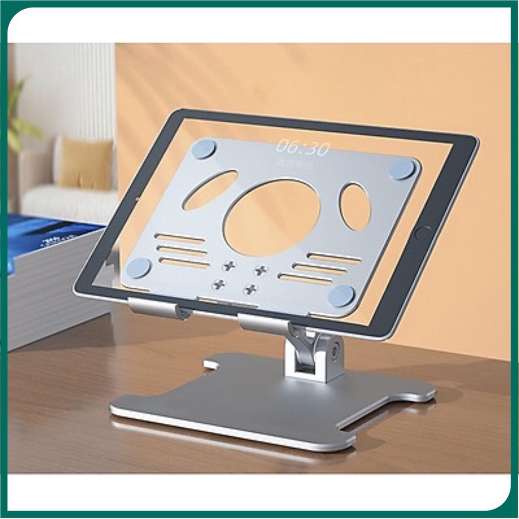 Giá đỡ kê máy tính bảng, iPad, galaxy tablet MT88 cao cấp, xoay 180 độ, cứng cáp từ hợp kim nhôm, điều chỉnh độ cao.