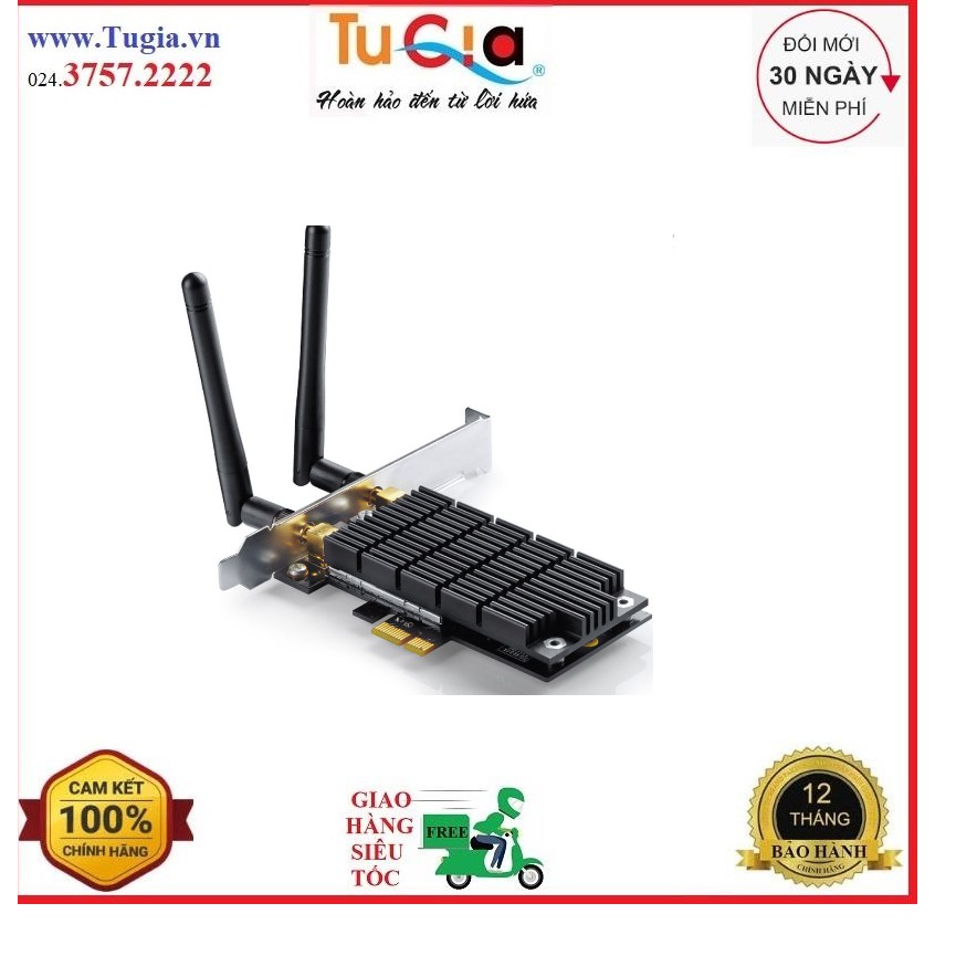 TP-Link Archer T6E - Bộ Chuyển Đổi PCI Express Không Dây Băng Tần Kép AC1300 - Hàng Chính Hãng