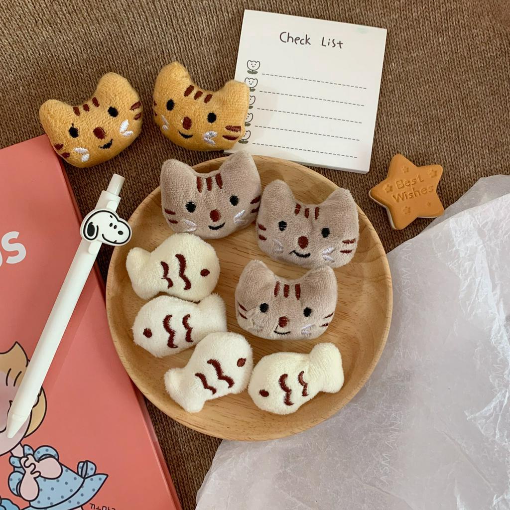 Phụ Kiện Trâm Cài Áo, Balo, Túi Tote Hình Cá Mèo Cute