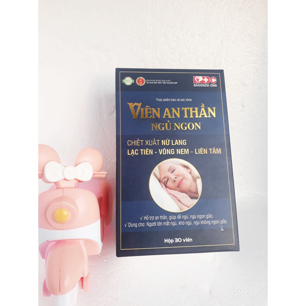 Viên an thần ngủ ngon, hỗ trợ an thần, giúp dễ ngủ, ngủ ngon giấc