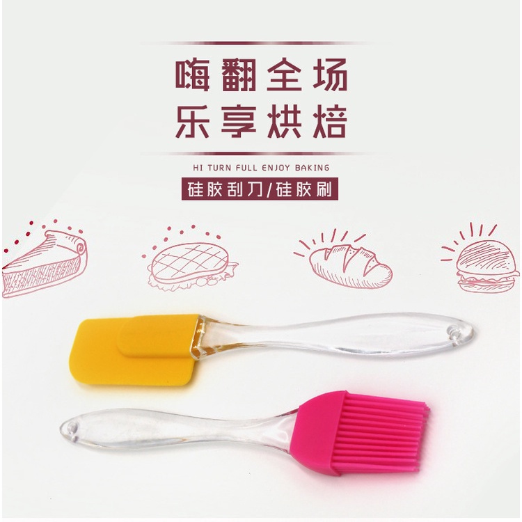 Set Cây Vét Trộn Bột Silicon Và Cây Cọ Quét Dầu, Gia Vị - MTDDT