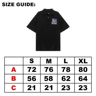 69 DAYDREAMS - Áo Thun Cổ Trụ RED STRIPE BASIC POLO