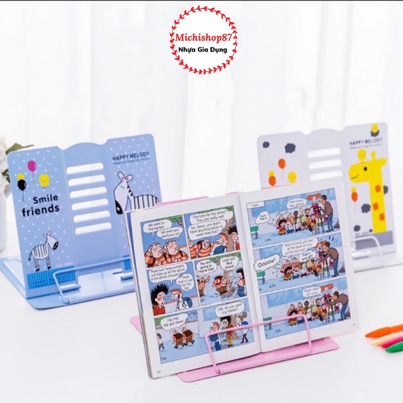 Giá Đỡ Đọc Sách Điều Chỉnh Kích Thước Hokori Nhựa Việt Nhật, Giá Đỡ Điện Thoại, Máy Tính Bảng Đa Năng Chống Cận Cho Bé