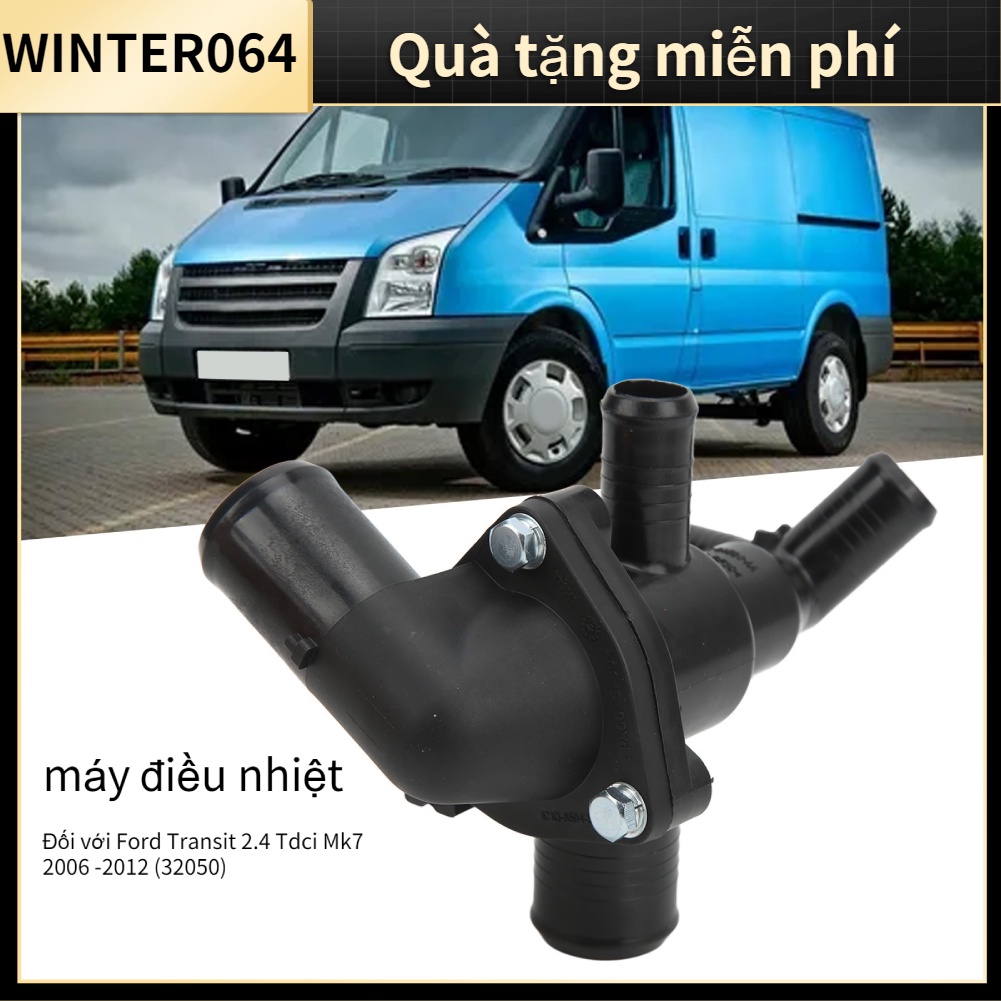máy điều nhiệt Vỏ điều nhiệt làm mát 1432394 ABS kim loại Thay thế cho Ford Transit 2.4 Tdci Mk7  2006 ‑2012 Winter064