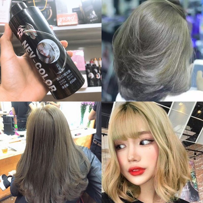 Màu nhuộm phủ bóng 5d hàn quốc, phủ bóng rêu khói cho cá nhân
