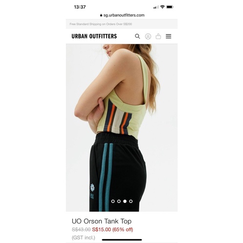 CROP BDG sọc hông bigsize [virusplussize] ảnh chụp tại shop