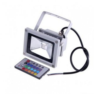 Đèn Pha Led 30W Đổi Màu RGB có Remote: