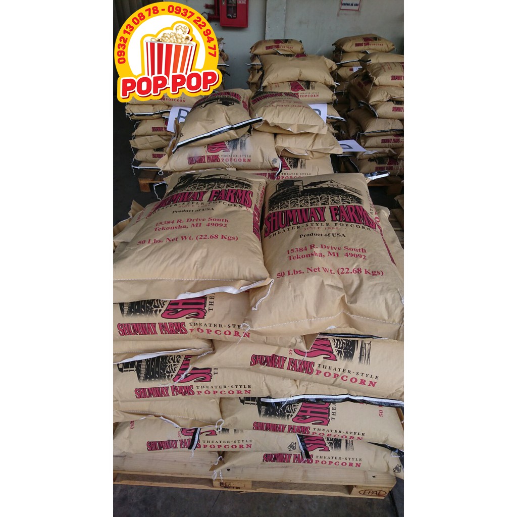 Sỉ 1 bao Bắp Mỹ làm bắp rang bơ