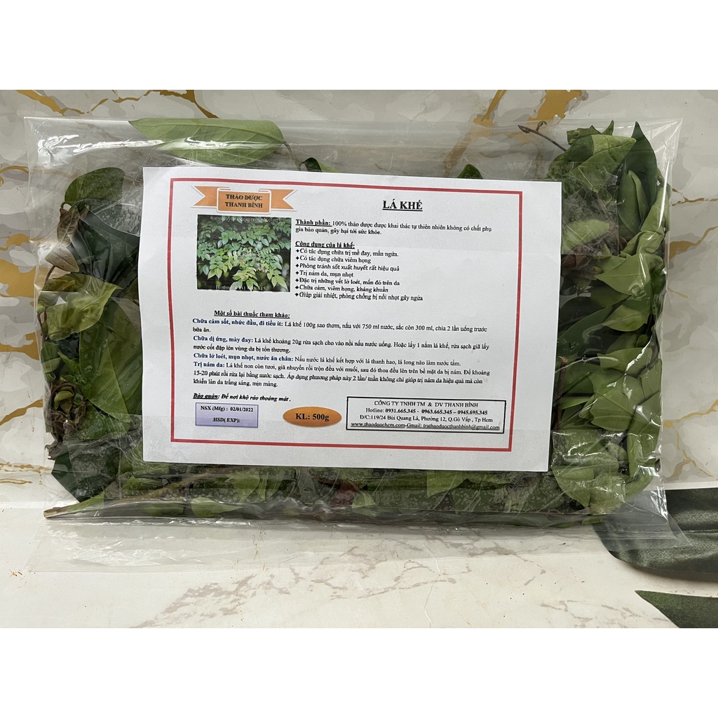 Lá Khế Tươi 500g - Loại Cao Cấp - Cây Thuốc Nam Thanh Bình