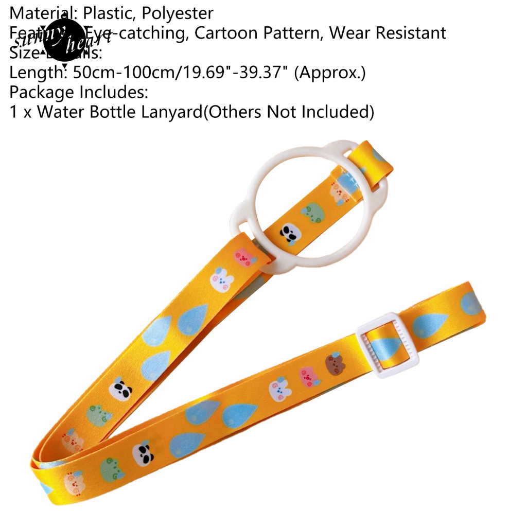Phụ Kiện Dây Đeo Bình Nước Họa Tiết Hoạt Hình Xinh Xắn