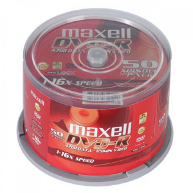 Dĩa DVD trắng hiệu Maxell dung lượng 4,5GB