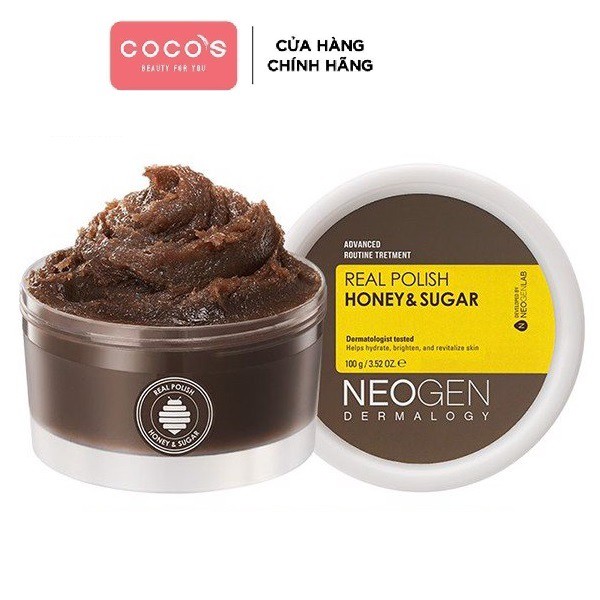 Tẩy Tế Bào Chết Neogen Tẩy Da Chết Mật Ong Đường Đen NEOGEN REAL POLISH HONEY SUGAR 100g