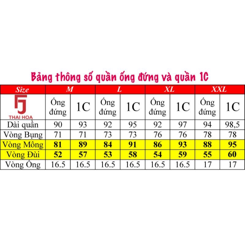 Quần tây Thái Hòa 1C màu xám cho nàng có vòng mông và đùi to