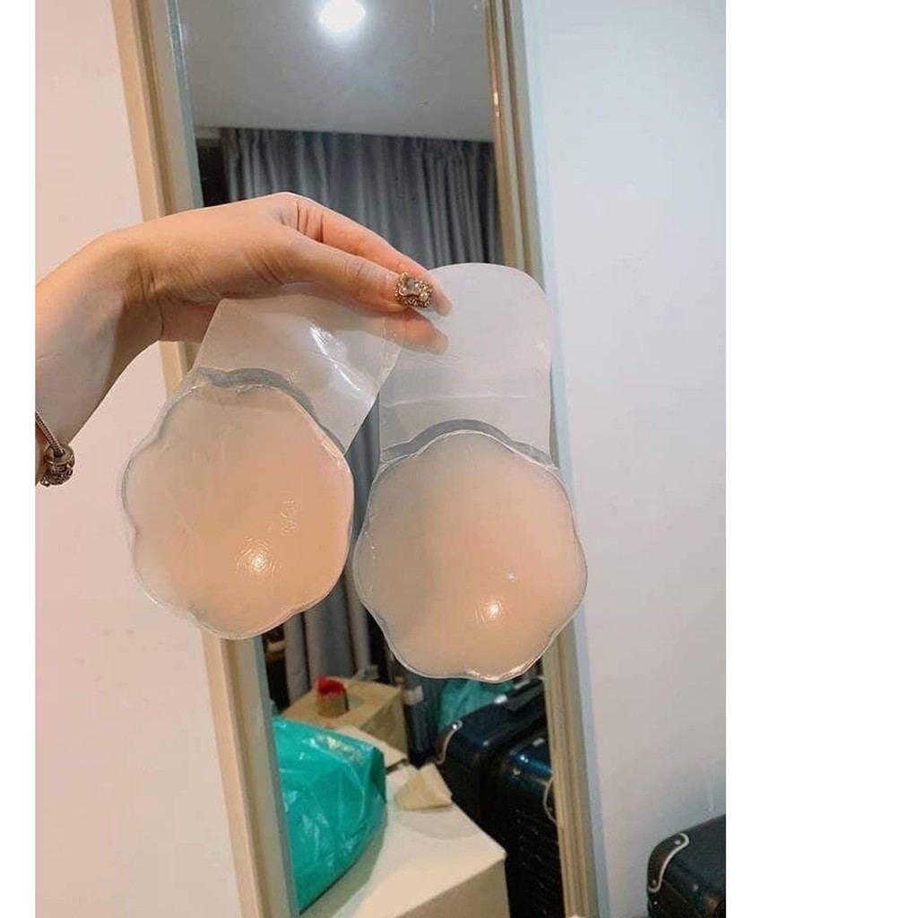 Miếng dán nhũ hoa Just Bra hình hoa SPMDSil_hoa_trên