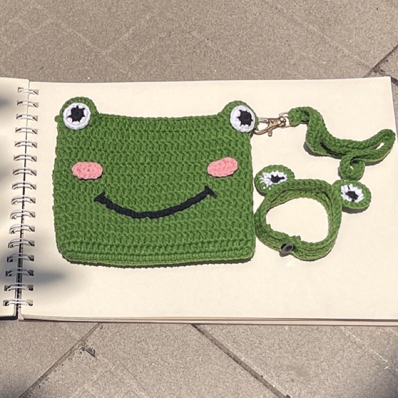 Túi len hình con ếch và gấu dễ thương đáng yêu
