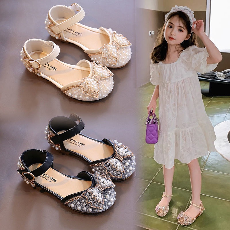 Giày Sandals Đế Mềm Siêu Nhẹ Chống Trượt Chân Thời Trang Hè Cho Bé Gái 1-2 - 3-5 - 7-8 - 9-12 Tuổi