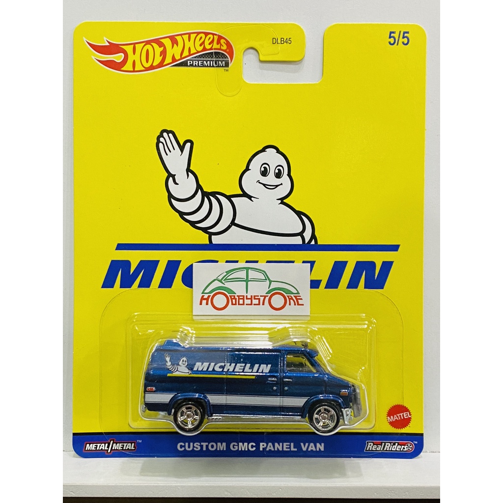 Xe mô hình Hot Wheels Premium Bus Defender 77 custom Van