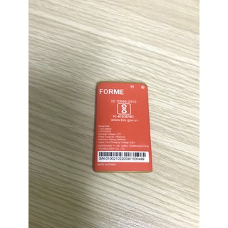 Pin Forme A1(L5) - Model pin: K6A, dung lượng pin 1050mAh