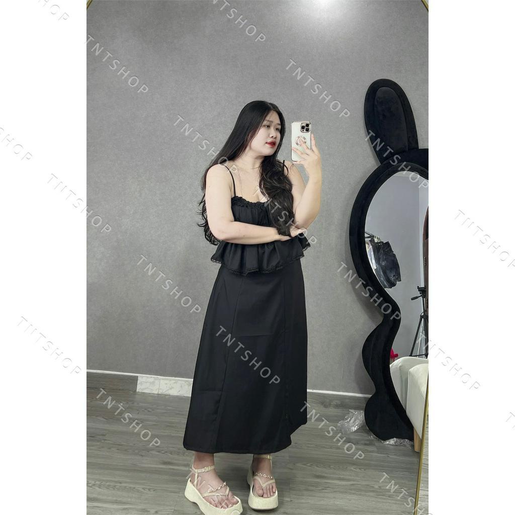 SET ÁO 2S NHÚN NGỰC REN KÈM CHÂN VÁY