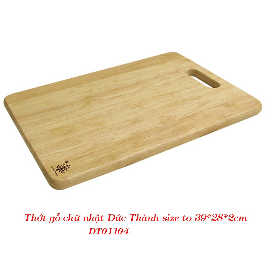 Thớt Gỗ Đức Thành Cao Su Tự Nhiên [Nhiều Size] | BigBuy360 - bigbuy360.vn