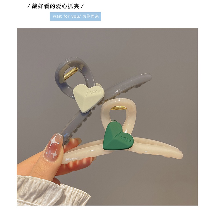 Kẹp Tóc Hình Cá Mập Bằng Acrylic Cỡ Lớn Thời Trang Mùa Hè