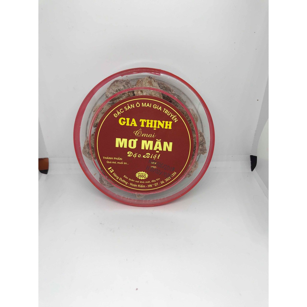 Ô mai mơ mặn (xí muội mặn) 500gr Gia Thịnh Hà Nội