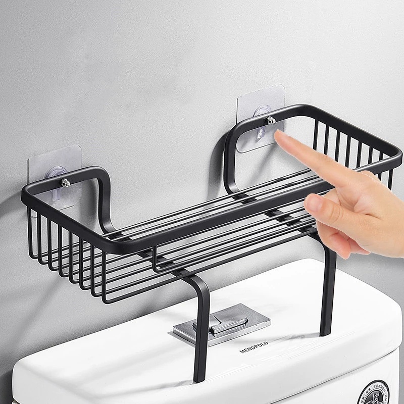 Kệ Đựng Đồ Dùng Gắn Tường Không Cần Khoan Tiện Dụng Cho Nhà Tắm