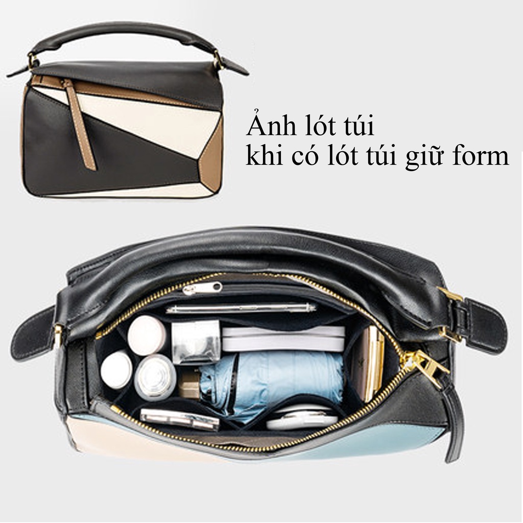 Lót túi giữ form HM LOEWE PUZZLE cao cấp full Size | Khách hàng có nhu cầu may lót form vui lòng liên hệ shop