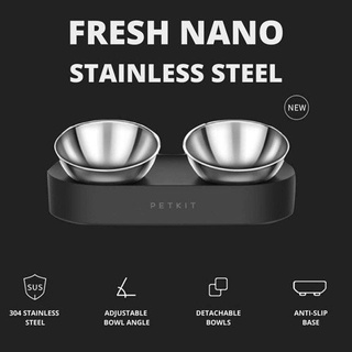 Bát inox đôi PetKit