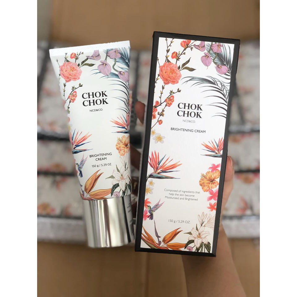 Kem Ủ Trắng Da Chok Chok Brightening Cream 150g