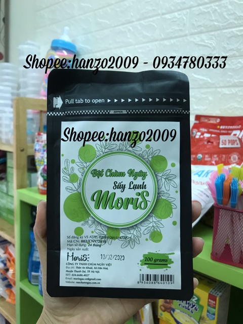 Bột chùm ngây sấy lạnh Moris giữ nguyên dinh dưỡng