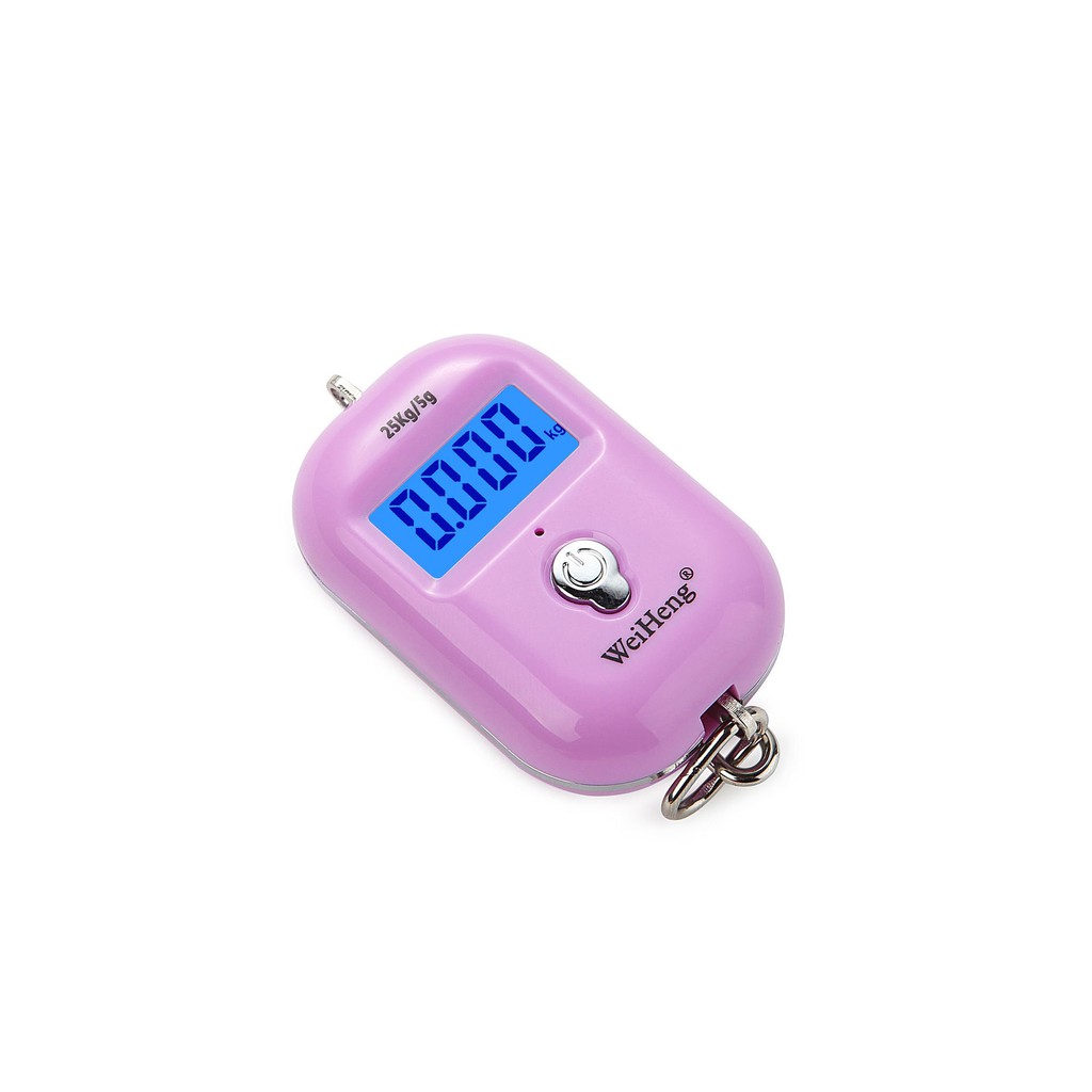 Cân Điện Tử Mini Cầm Tay 25kg Weiheng Cân Treo Có Móc Cân Hành Lý Màn Hình LCD Siêu Chính Xác Bảo Hành 1 Năm A21