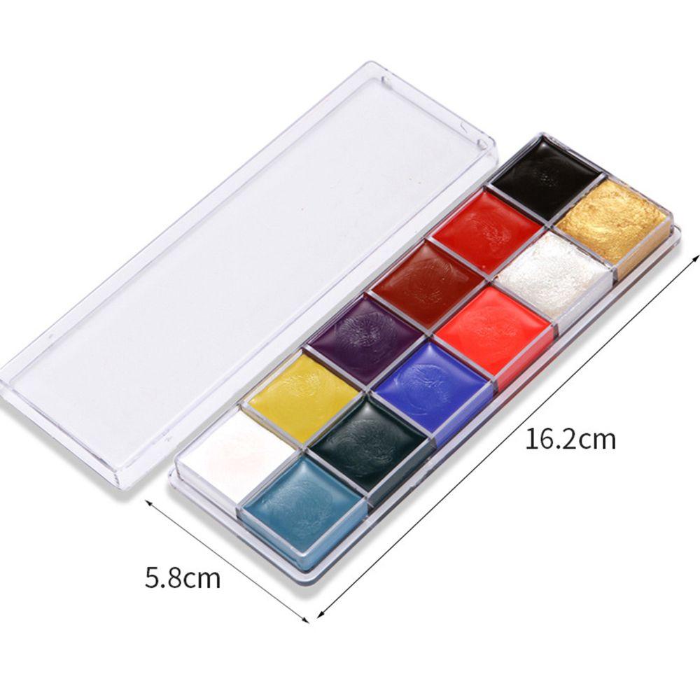 Set 12 Màu Vẽ Mặt Và Cơ Thể Dễ Sử Dụng Thời Trang