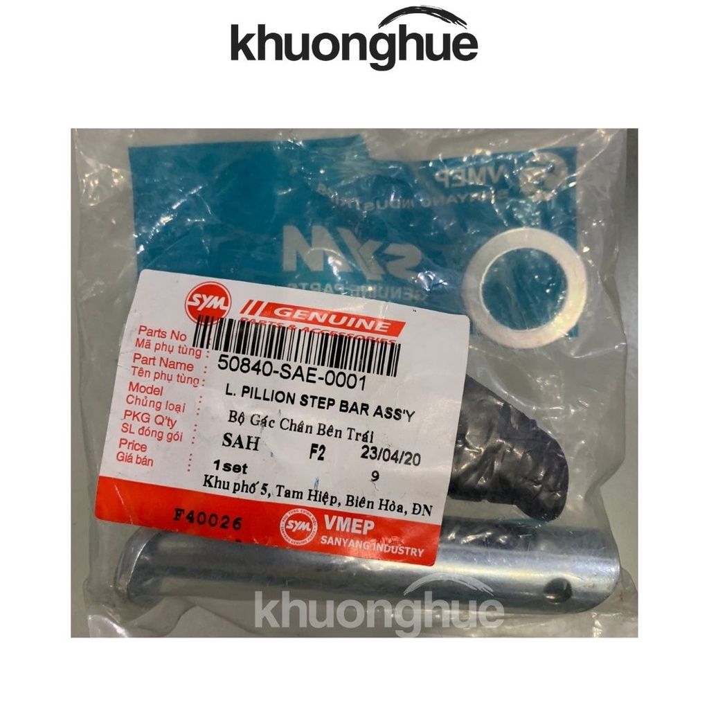 Gác Chân Sau Bên Trái Xe Elegant 50cc  Chính Hãng SYM