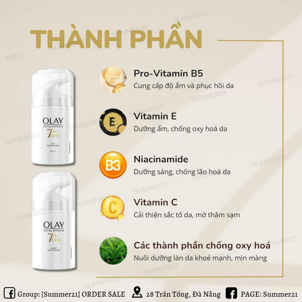 Kem dưỡng da OLAY 7 in 1 chai 50ml cho ban ngày và ban đêm