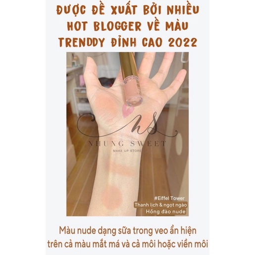 Màu má + mắt dạng kem