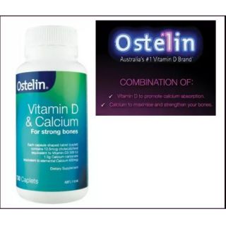CANXI CHO BÀ BẦU OSTELIN 130 VIÊN - HÀNG ÚC XÁCH TAY