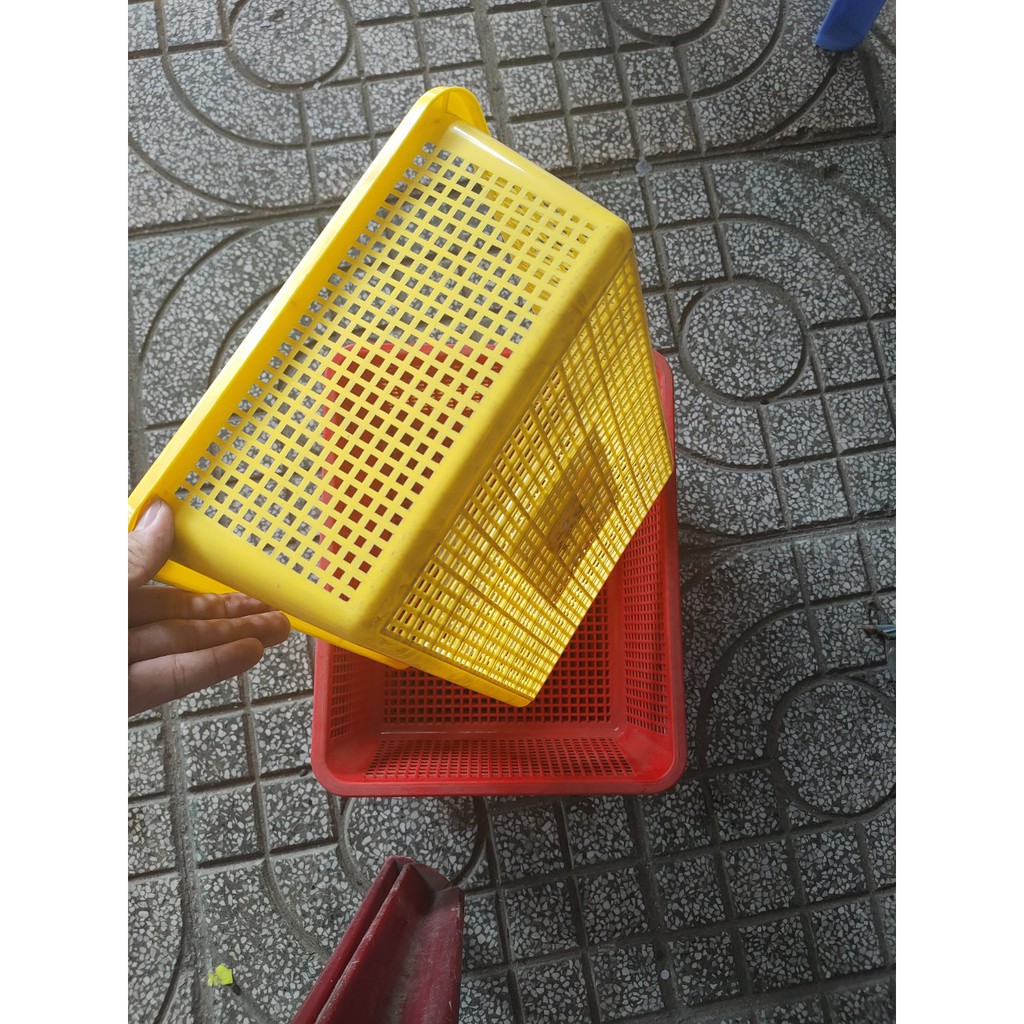 Rổ nhựa vuông sâu Tân Lập Thành